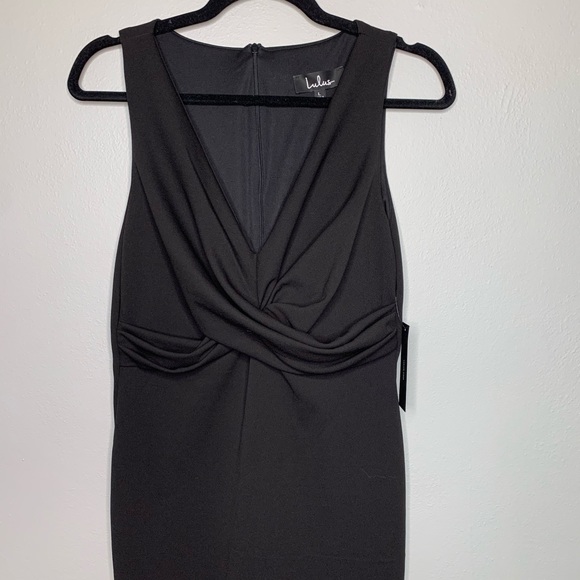 Lulus Dresses & Skirts - Lulu’s Black Bodycon Dress Size Large